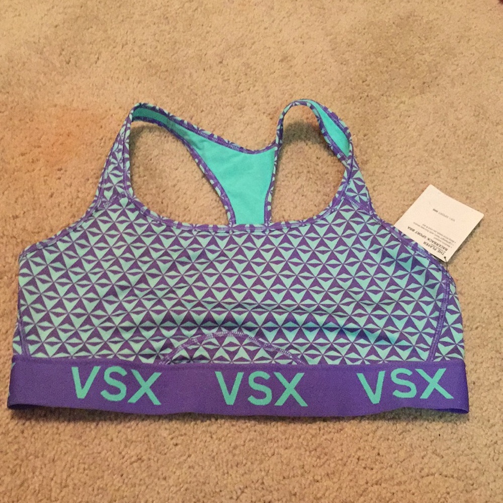 Old style VSX player sports bra